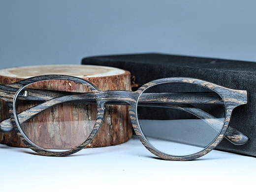 东莞木头眼镜代加工工厂__椭圆木眼镜OH1099-W-新创森