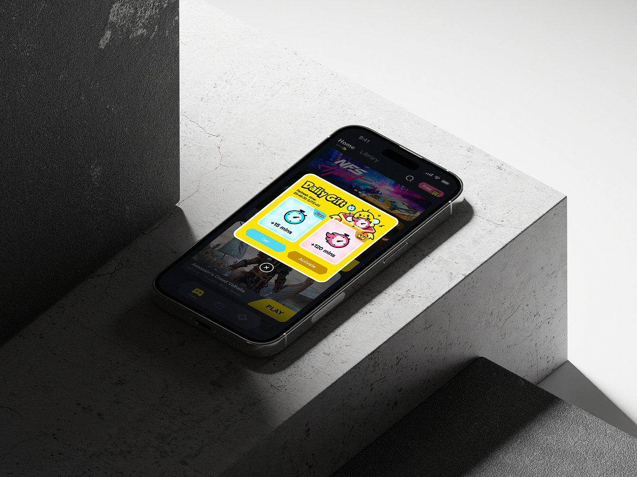 Bikii Cloud Game 视觉UI改版 #项目总结（图ZMzc4MDM3MjA0） - APP界面 - 站酷设计师fundesign丶原创素材 - 站酷ZCOOL