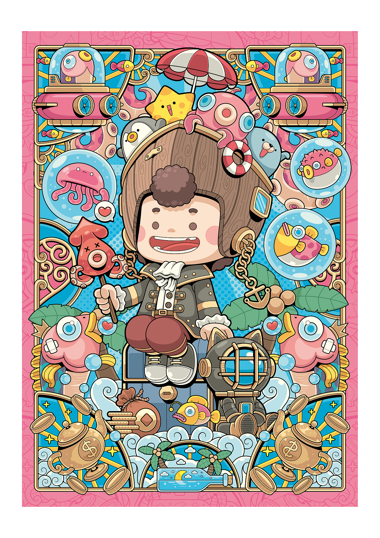 狂奔的包子插画铺9月插画整理（图ZMzc4MDQwNDk2） - 商业插画 - 站酷设计师狂奔的包子插画铺原创素材 - 站酷ZCOOL