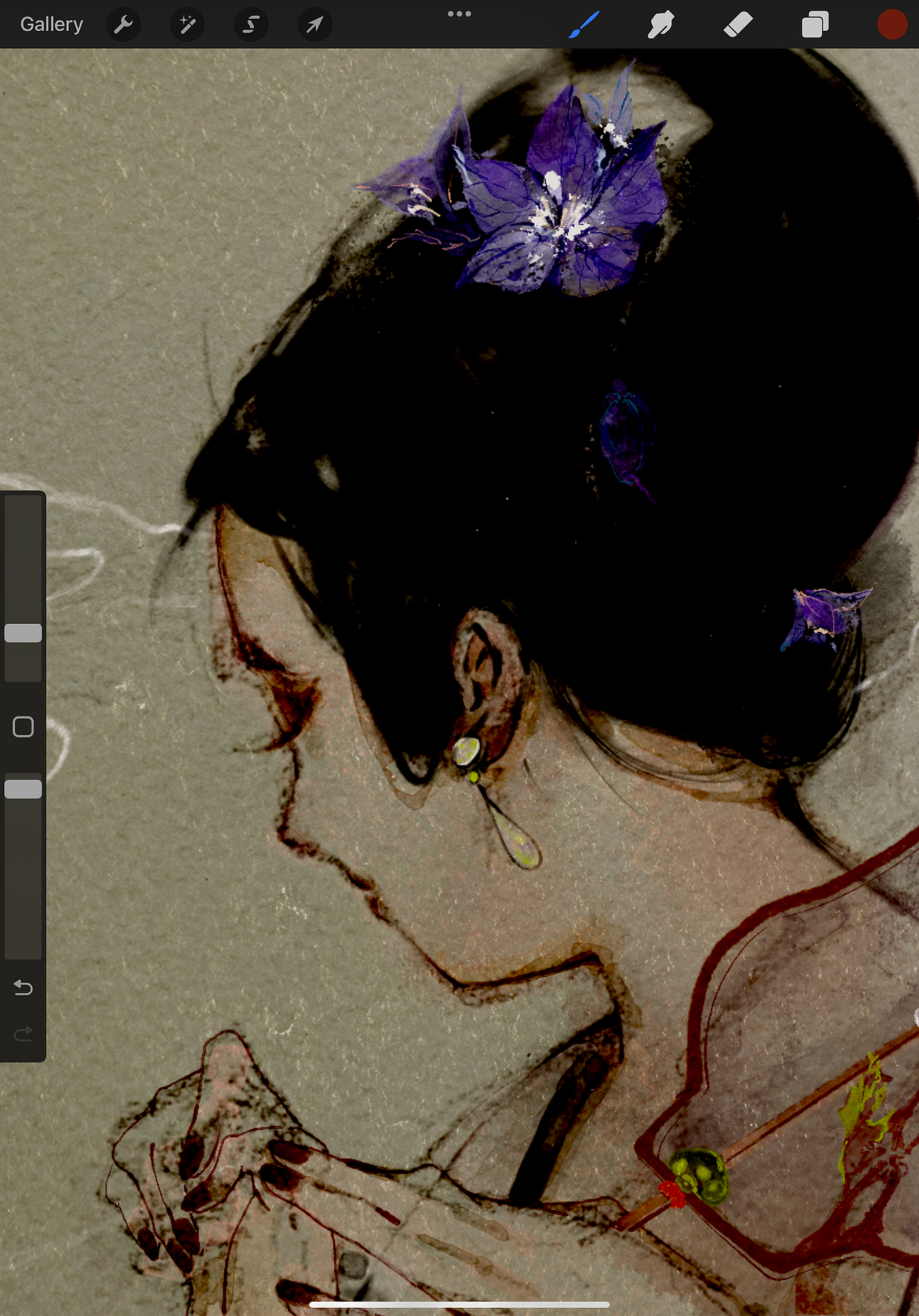 闻香识秋意，饶是三分情。