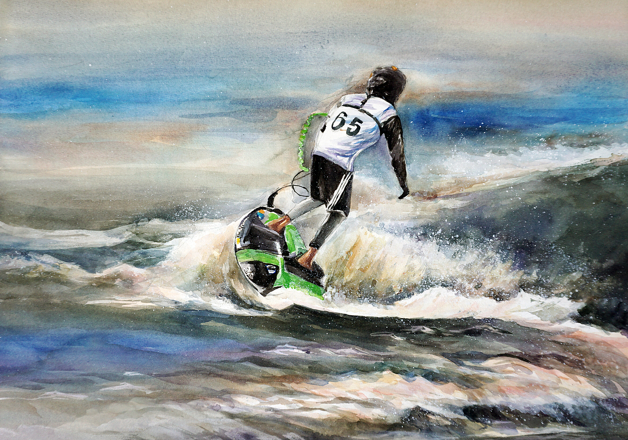 追风逐浪之二(原创)