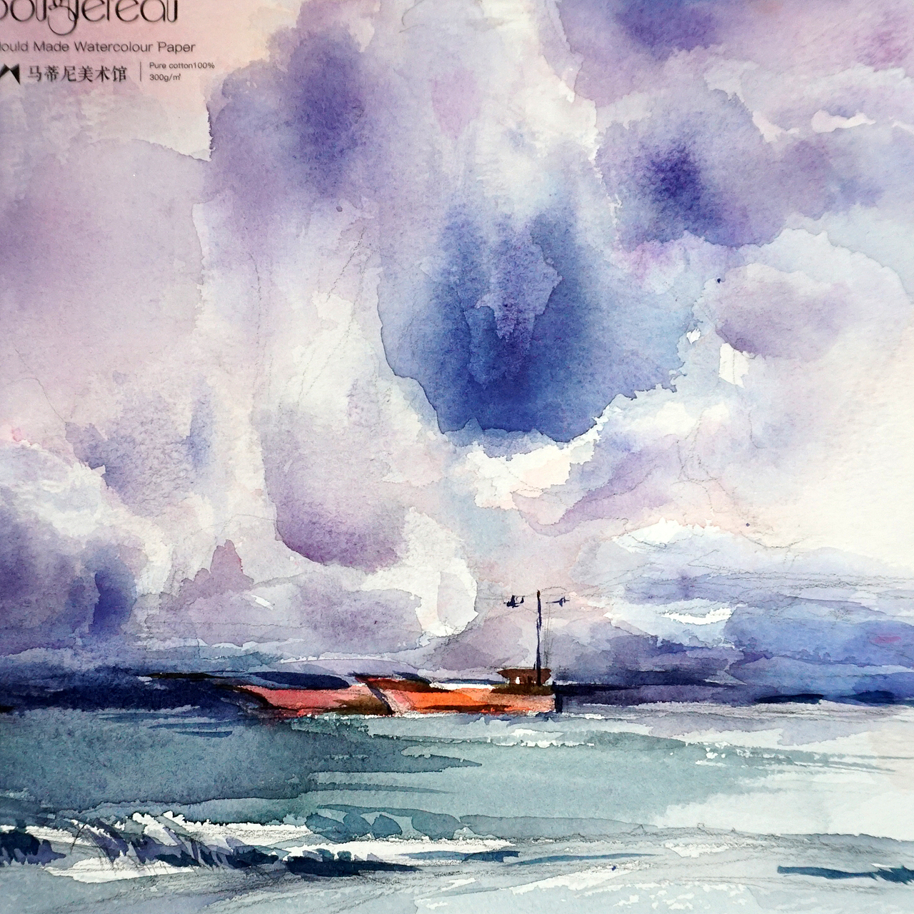 小幅风景练习(云之二)