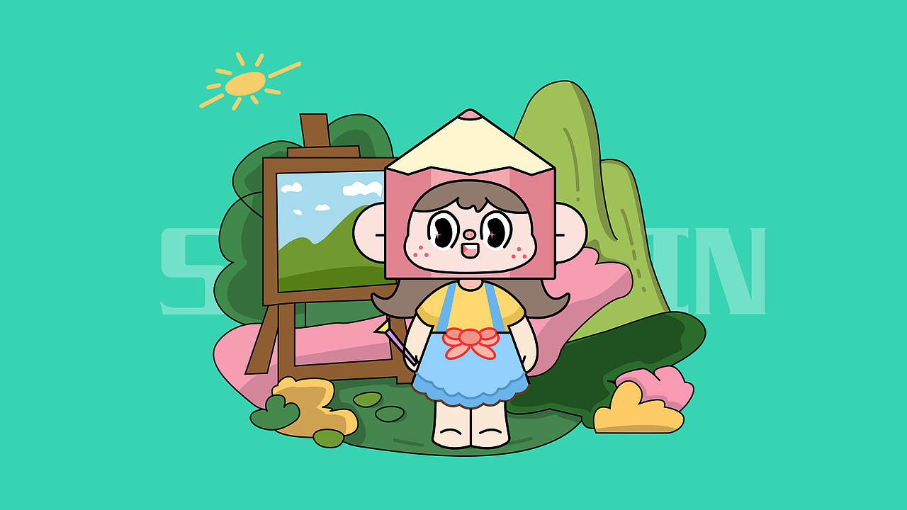 尚品文具（IP设计全案）（图ZMzc4MDQ5MTA4） - IP形象 - 站酷设计师在爱的无心岛原创素材 - 站酷ZCOOL