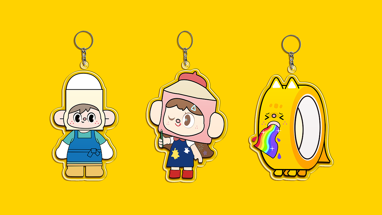 尚品文具（IP设计全案）（图ZMzc4MDQ5MTMy） - IP形象 - 站酷设计师在爱的无心岛原创素材 - 站酷ZCOOL