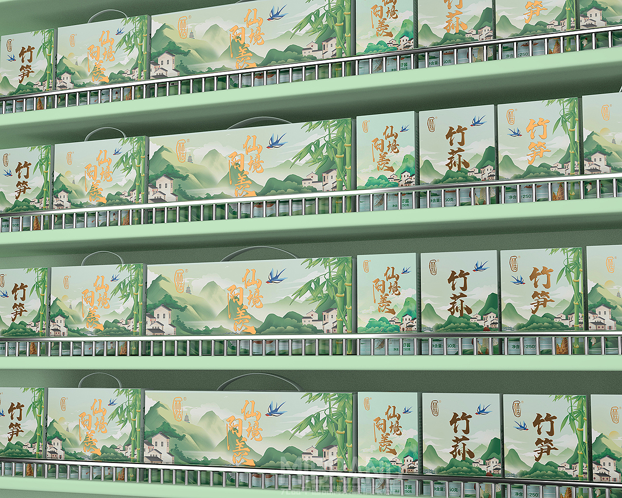 竹笋竹荪丨特产品牌策划（图ZMzc4MDUzMDMy） - 包装 - 站酷设计师元品品牌设计公司原创素材 - 站酷ZCOOL