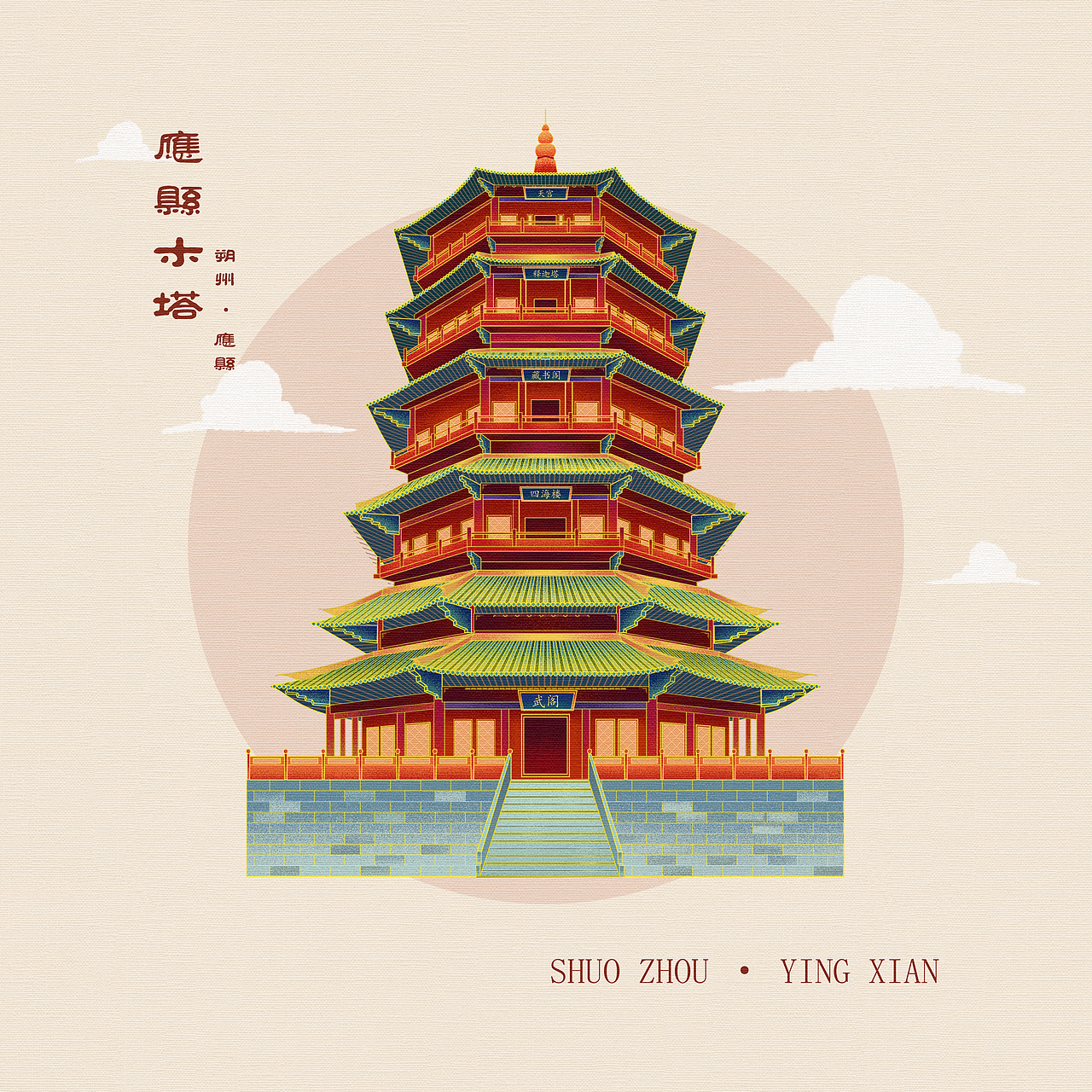 城市文创插画——冰箱贴设计（图ZMzc4MDUzMzEy） - 商业插画 - 站酷设计师放假不回家原创素材 - 站酷ZCOOL