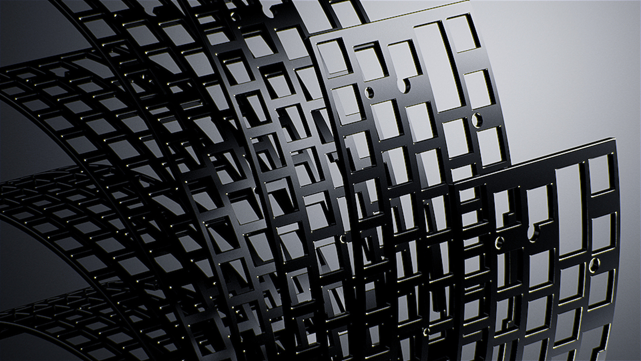 Mechanical keyboard机械键盘结构动态——临摹练习