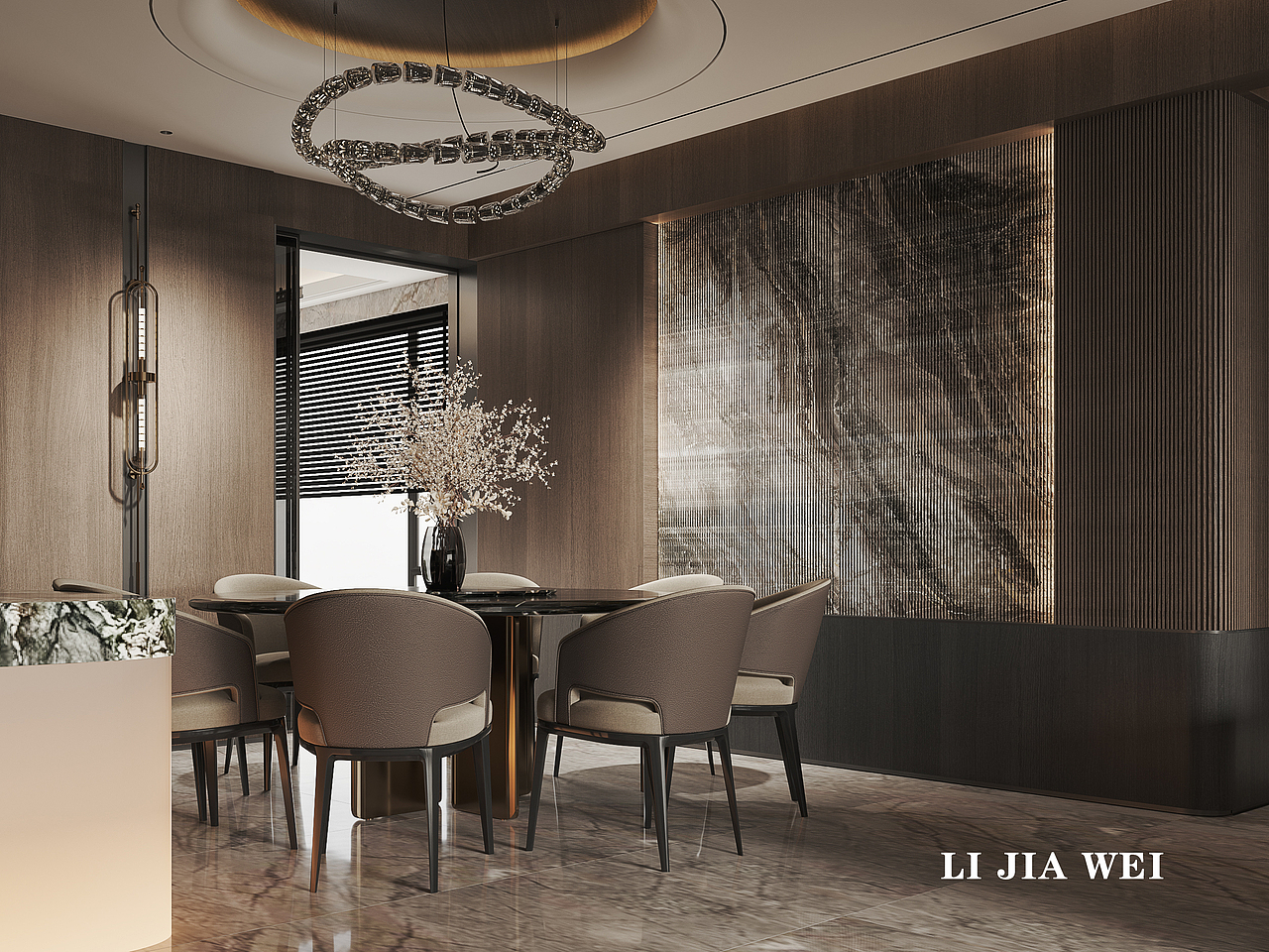 现代客厅餐厅（图ZMzc4MDU0OTYw） - 家装设计 - 站酷设计师路人不知道原创素材 - 站酷ZCOOL