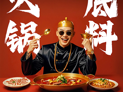 重庆特色火锅底料国潮包装设计