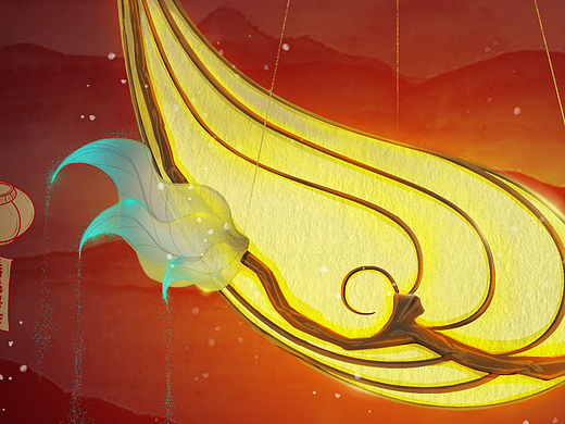 我的鲸鱼灯笼好看嘛（个人主页-ZNzA1MDQzNDQ=） - 海报 - 站酷设计师卿苓原创素材 - 站酷ZCOOL