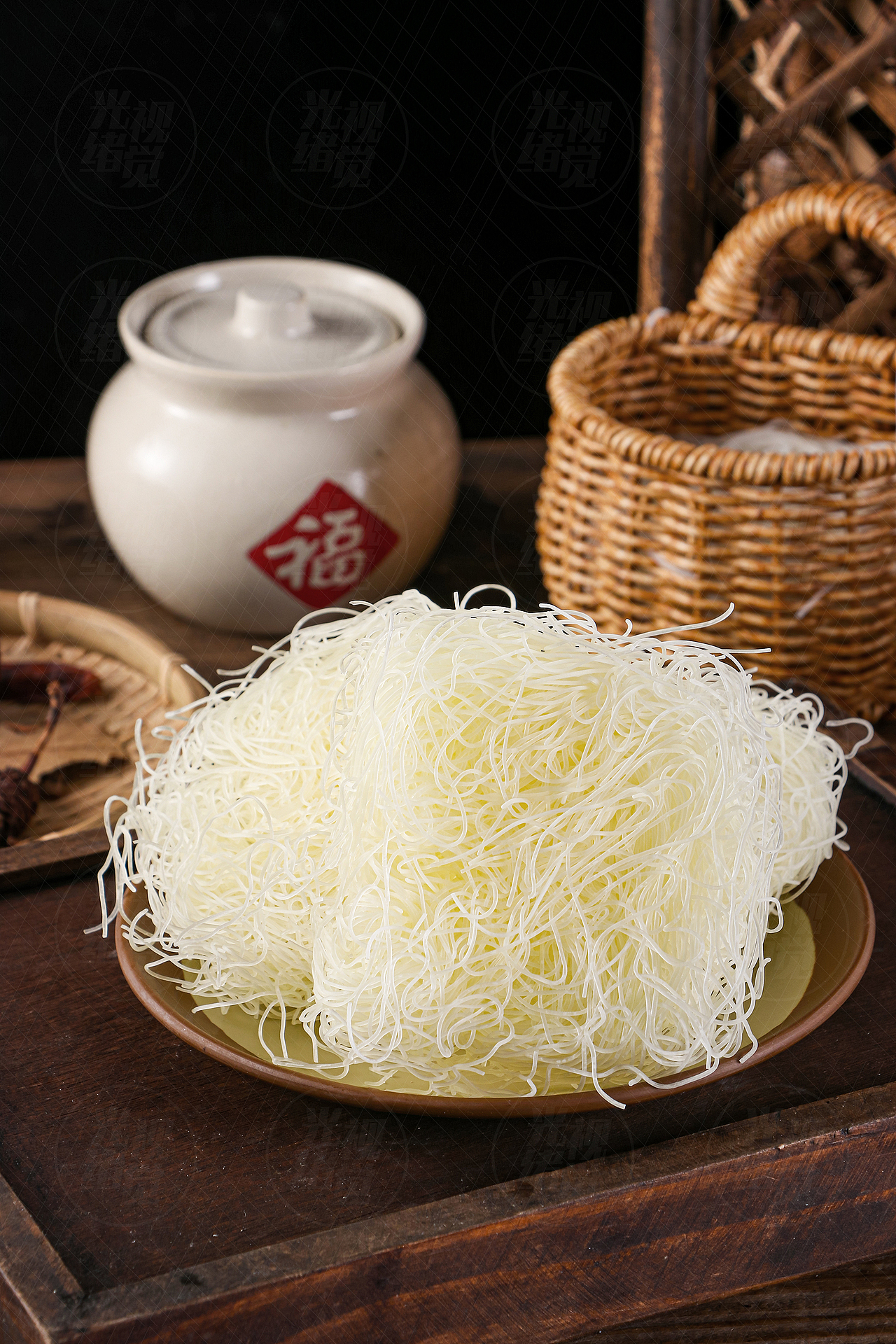 新竹米粉干福建特产细米线炒粉粉丝炒米粉汤粉蒸米粉