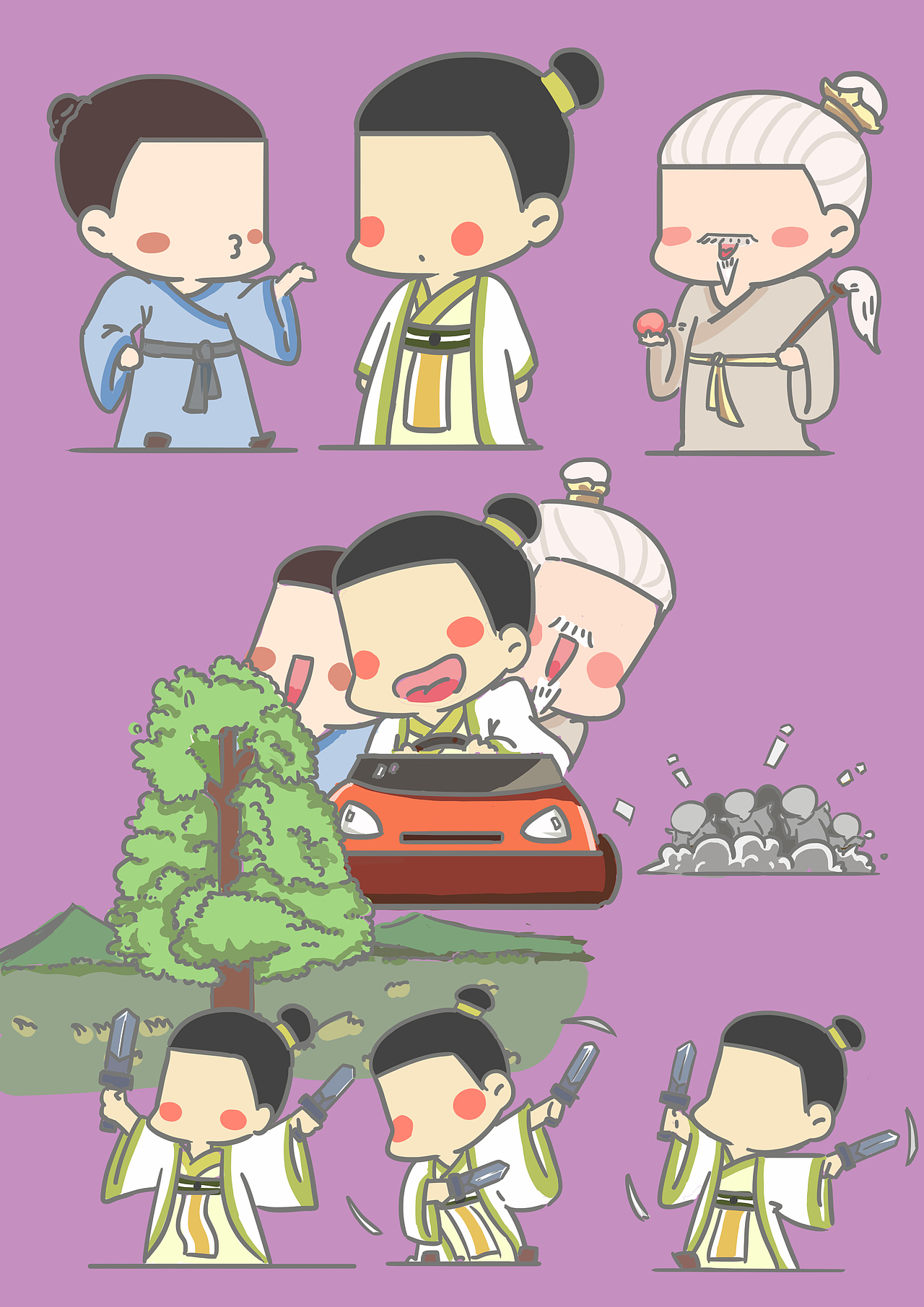 动画人物素材展示