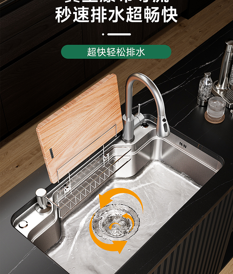 厨房水槽/洗碗池/不锈钢