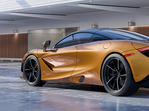 Mclaren 720s CGI Blender渲染