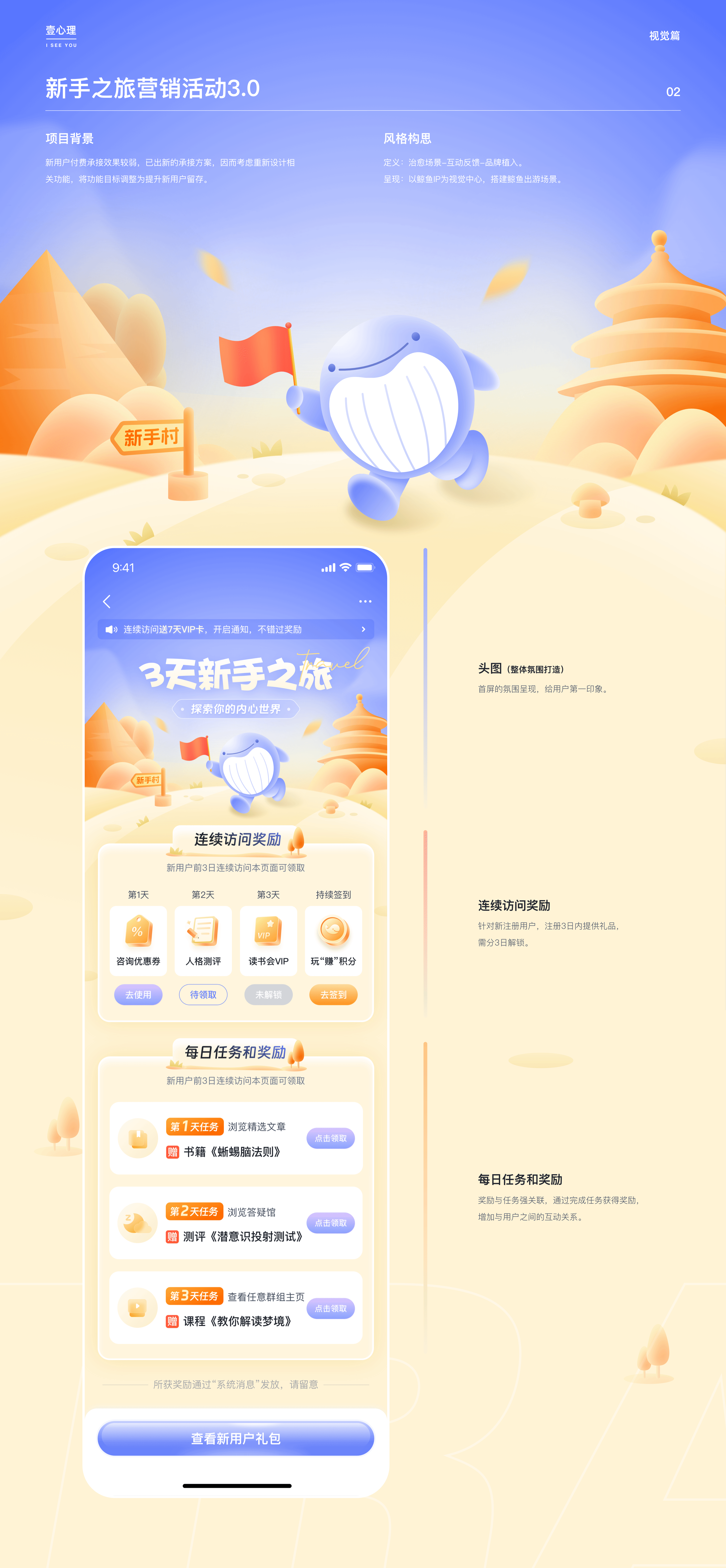 壹心理2024年终工作复盘（图ZMzc4MTA0Njg0） - 交互/UE - 站酷设计师墨橙先森原创素材 - 站酷ZCOOL