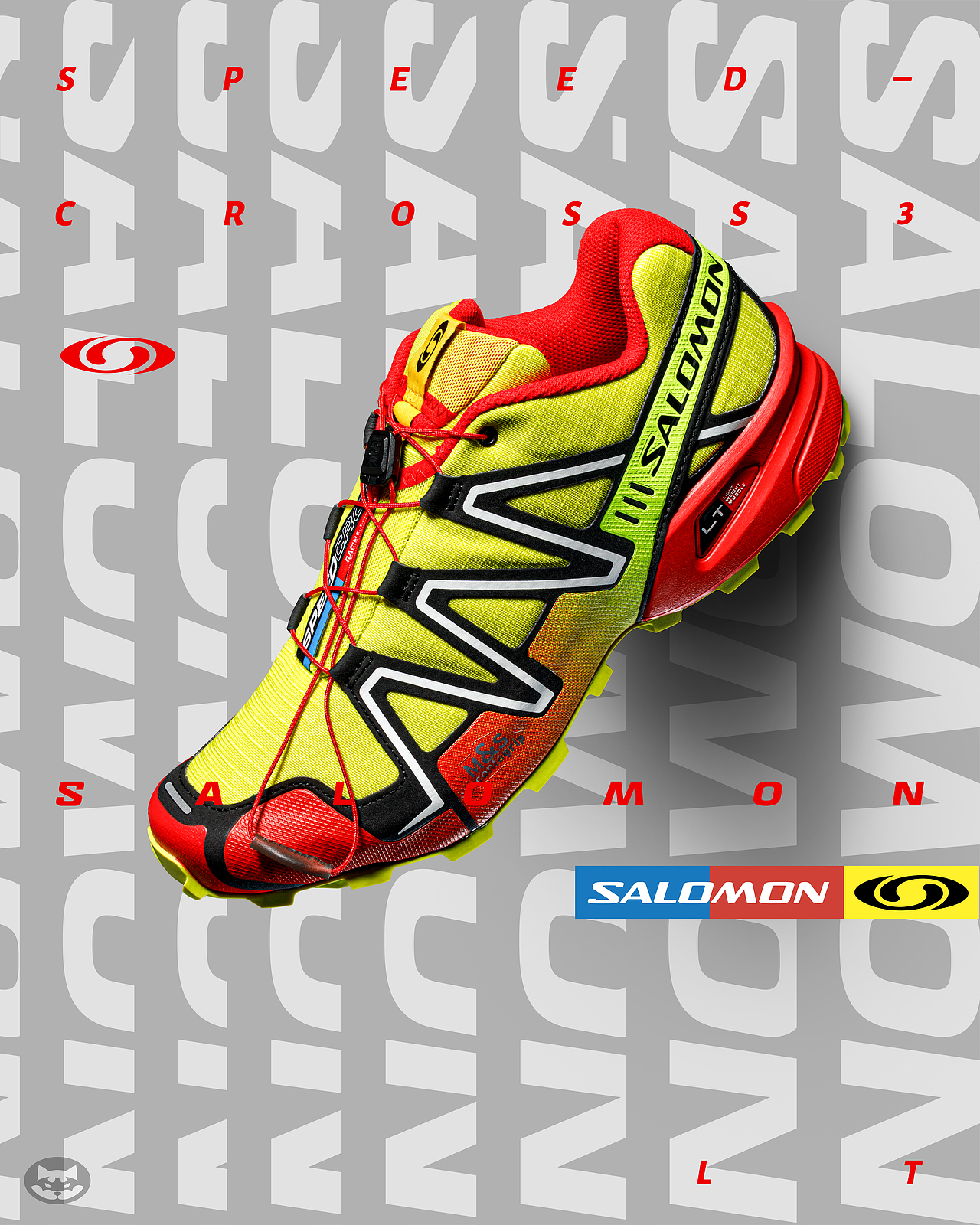 球鞋海报 ｜ SALOMON 萨洛蒙品牌 PART 2（图ZMzc4MTA0ODky） - 海报 - 站酷设计师zorrocoon妖妖原创素材 - 站酷ZCOOL