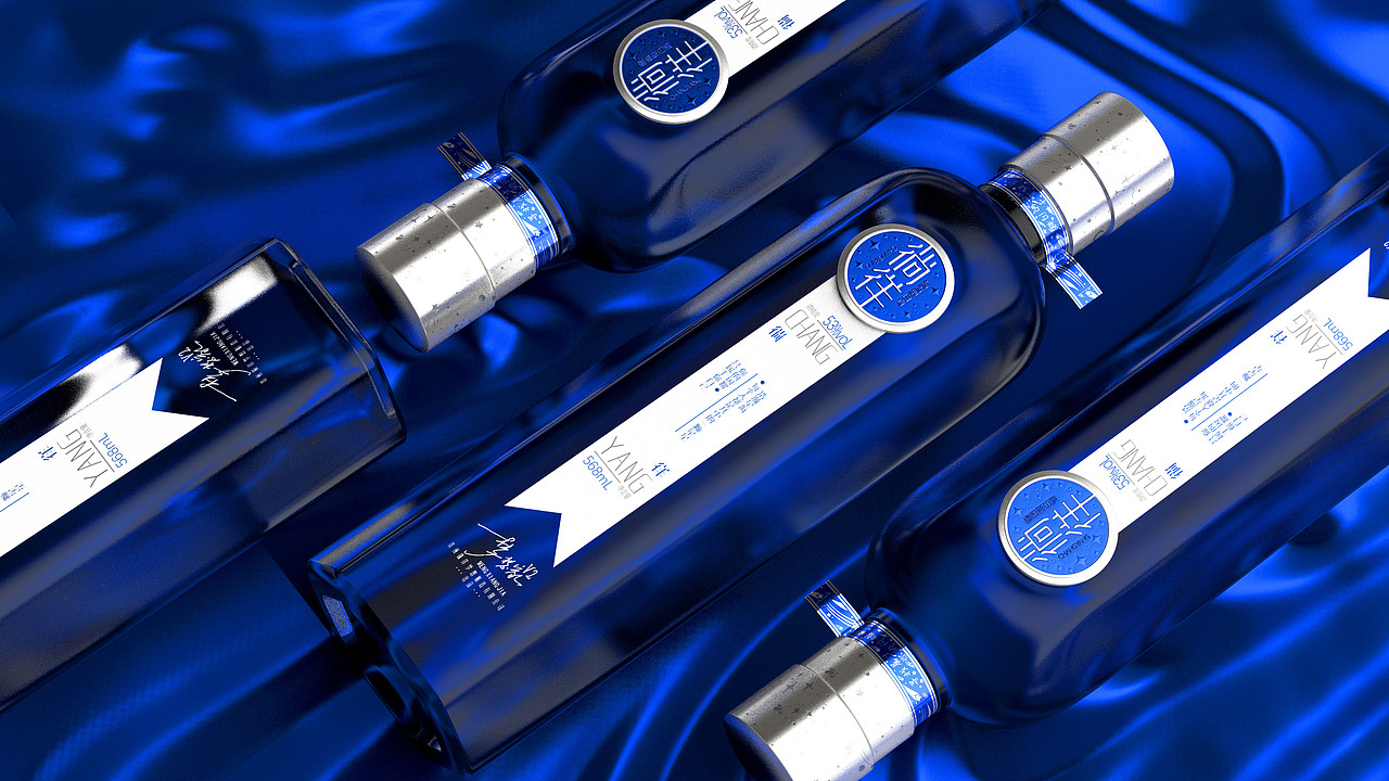 一款新派酱酒光瓶的产品形象设计---徜徉梦想家V2