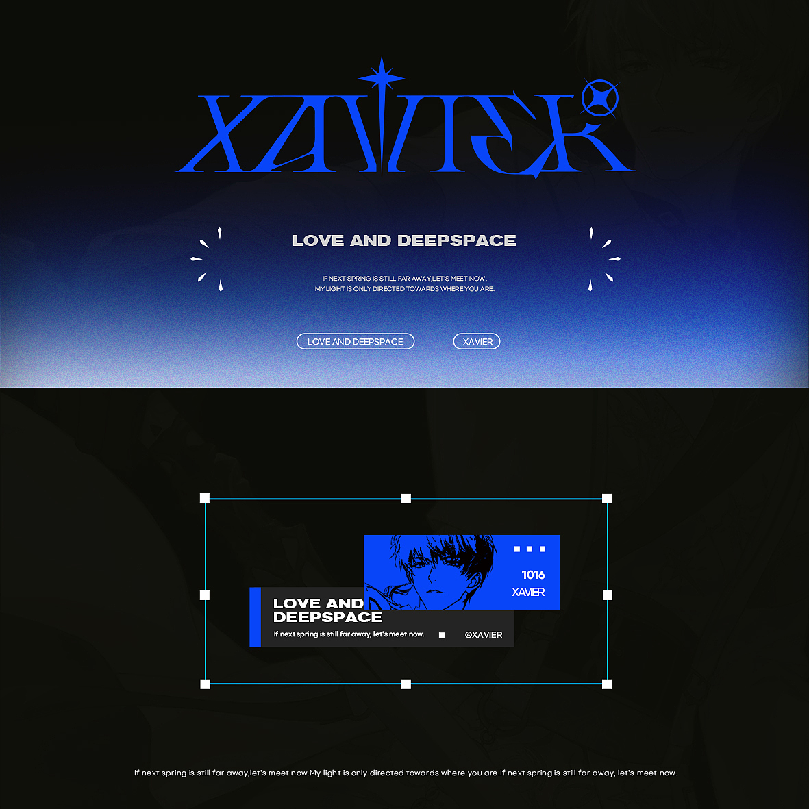 二次元衍生周边设计：Xavier（图ZMzc4MTA5MDMy） - 其他平面 - 站酷设计师陈白k原创素材 - 站酷ZCOOL