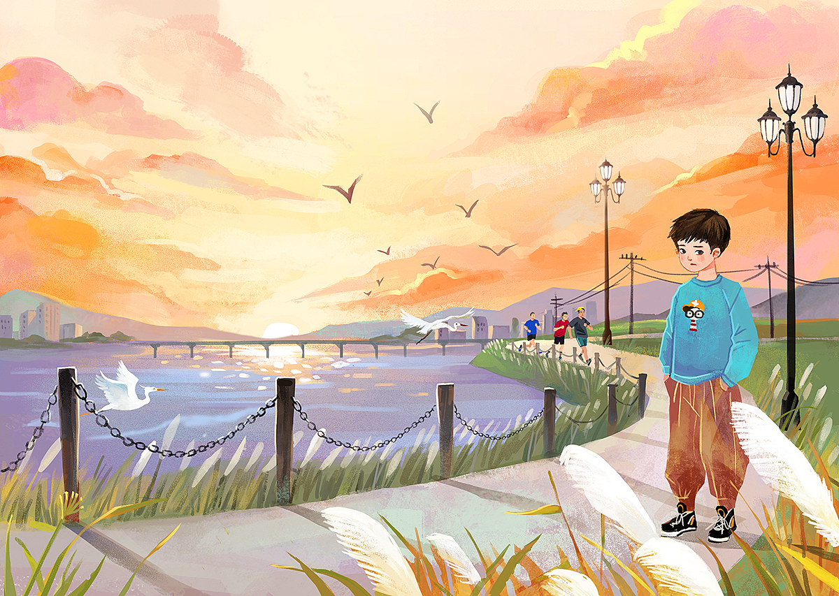 橘光（图ZMzc4MTEwNTEy） - 儿童插画 - 站酷设计师AmeiLili原创素材 - 站酷ZCOOL