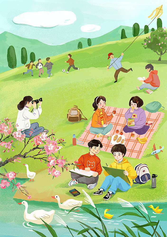 橘光（图ZMzc4MTEwNjgw） - 儿童插画 - 站酷设计师AmeiLili原创素材 - 站酷ZCOOL