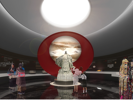 某博物馆展陈空间设计