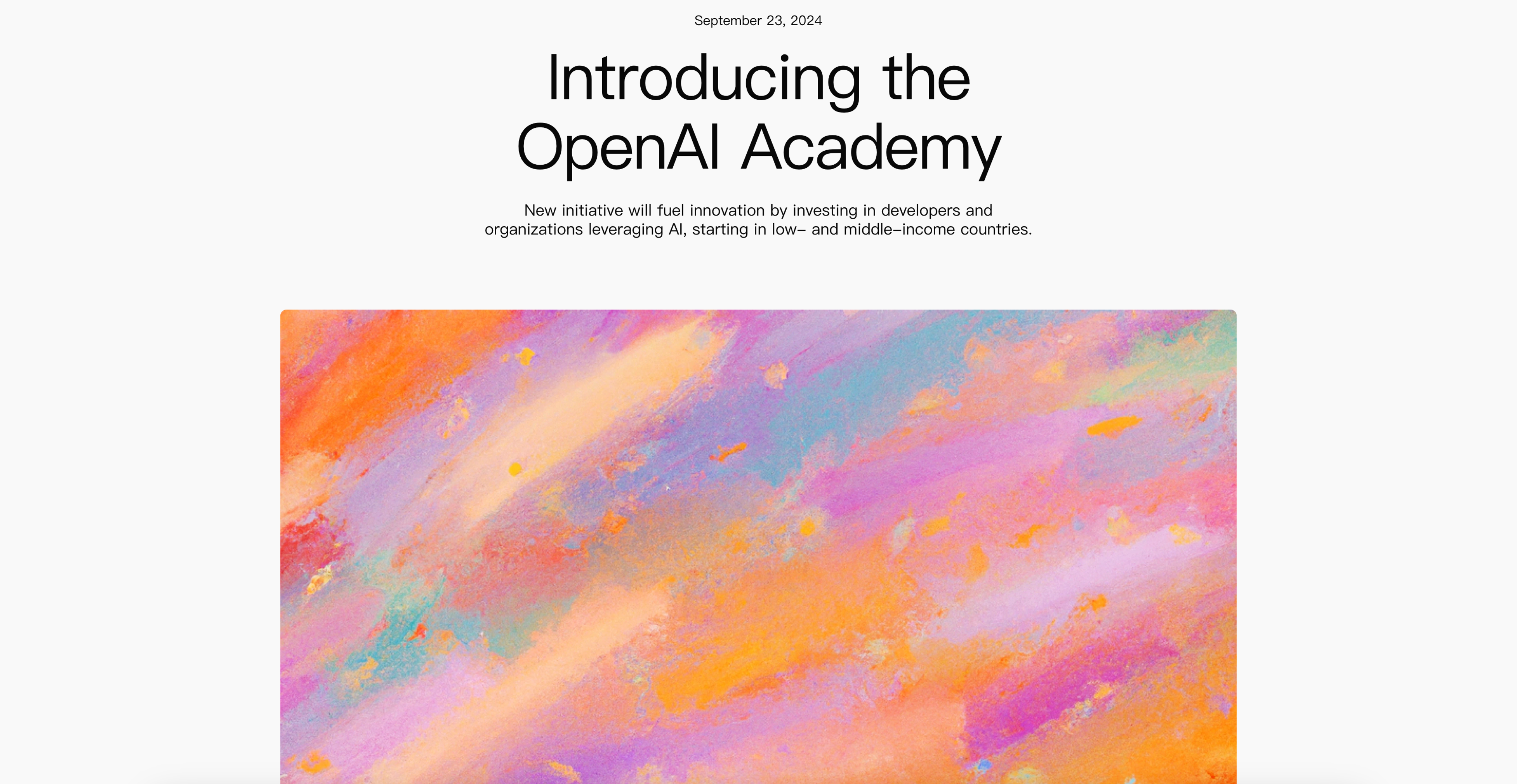 OpenAI学院计划普及AI技术，推动应用全球化、民主化 | 设计周刊Vol.6（图ZMTQ5MjM5Mjg=） - 资讯 - 站酷设计师A5_8_Design_原创素材 - 站酷ZCOOL