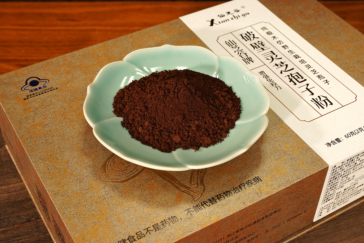 产品摄影|灵芝粉系列产品图