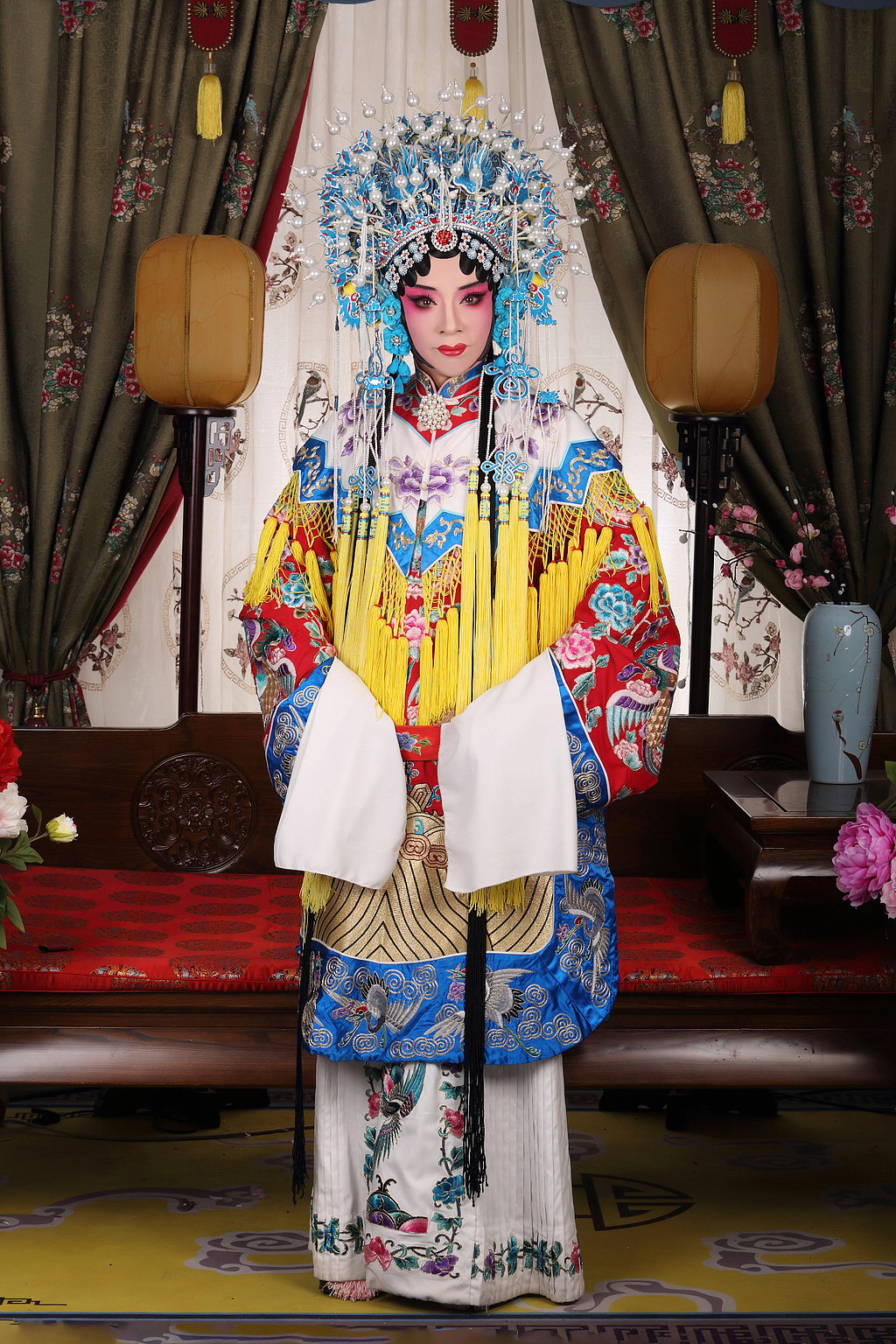 我的京剧照 戏曲旦角人物 岚平公主 武旦