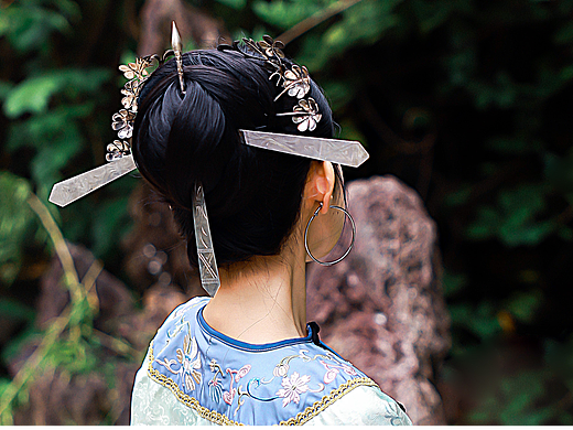 福州非遗--三条簪