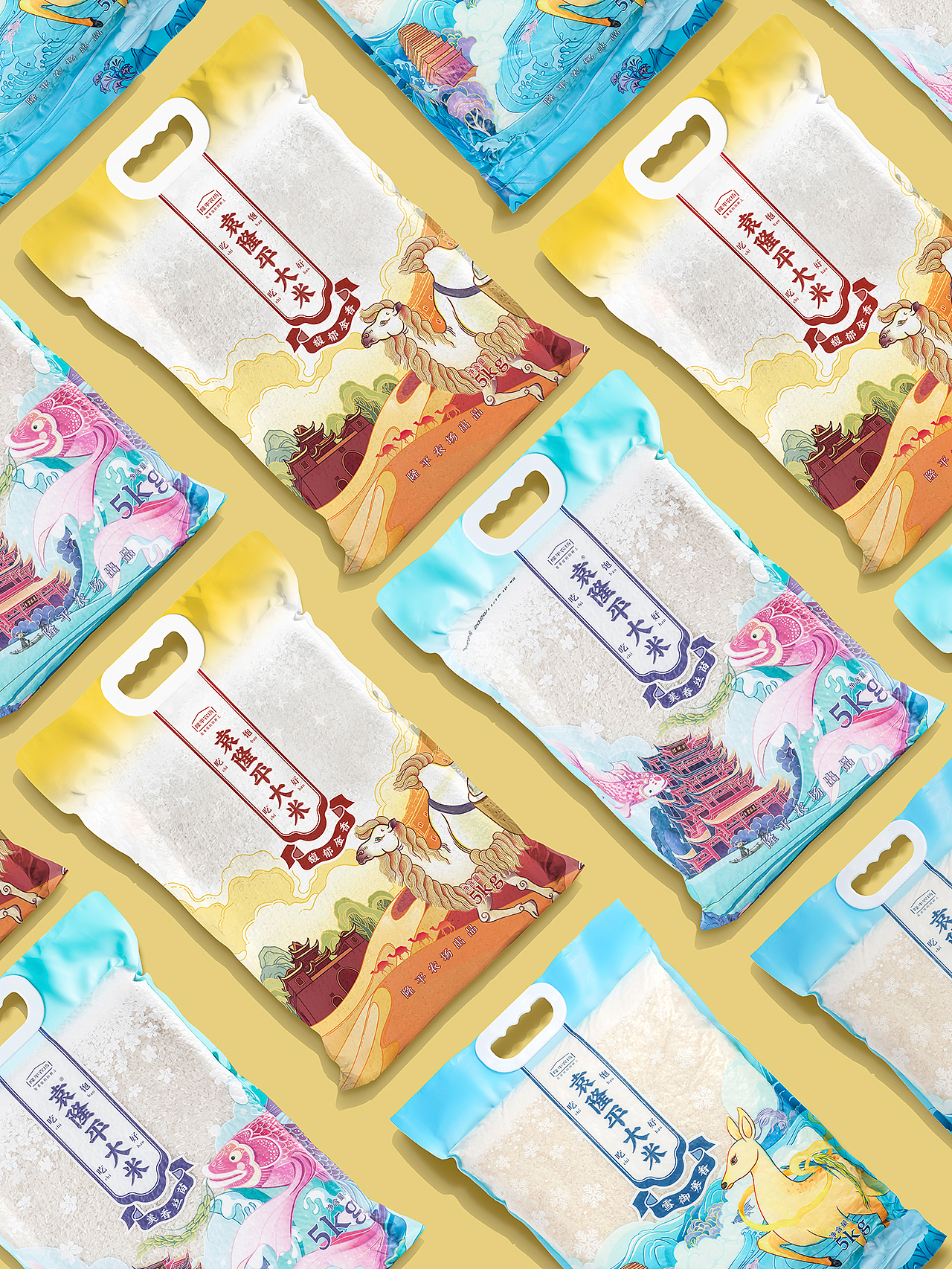 大米包裝設(shè)計（圖ZMzc4MTIzMTA4） - 包裝 - 站酷設(shè)計師包裝設(shè)計師阿瑾原創(chuàng)素材 - 站酷ZCOOL