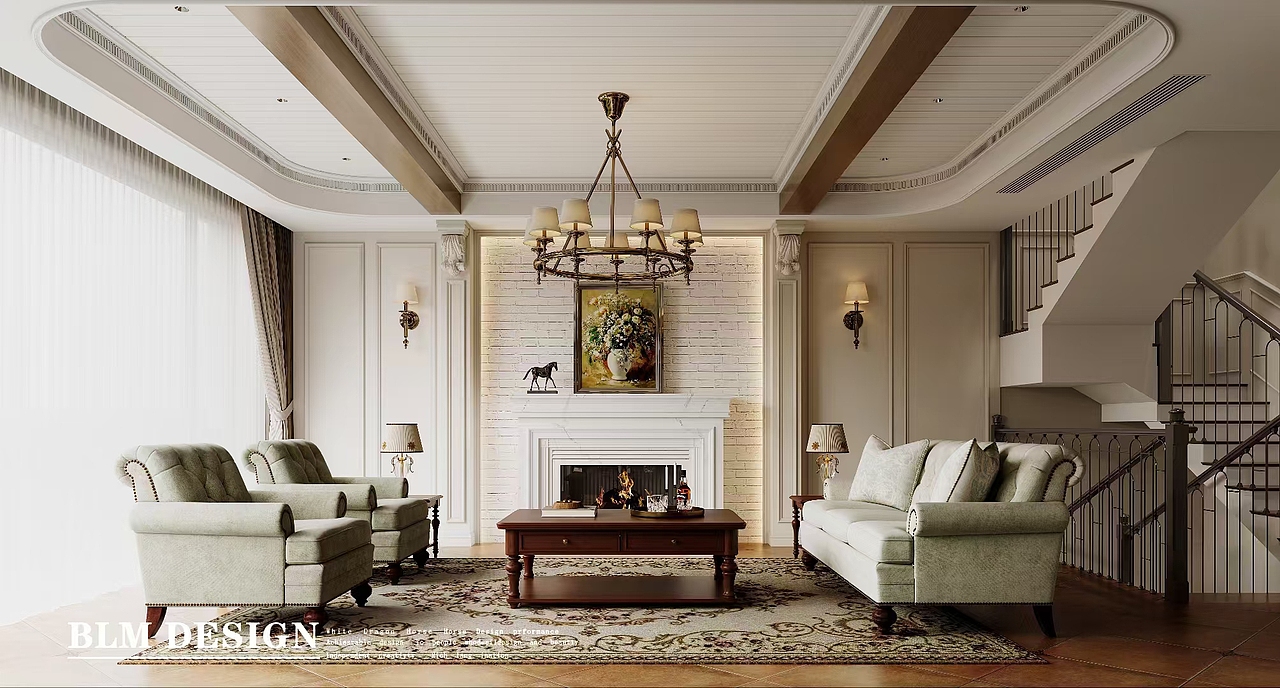 中古风案例——白龙马效果图