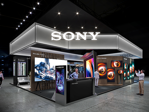 SONY 展台 中标方案