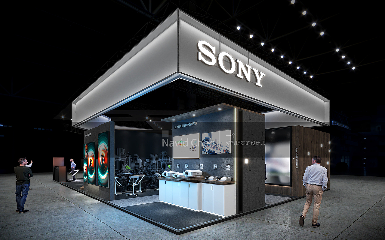 SONY 展台 中标方案