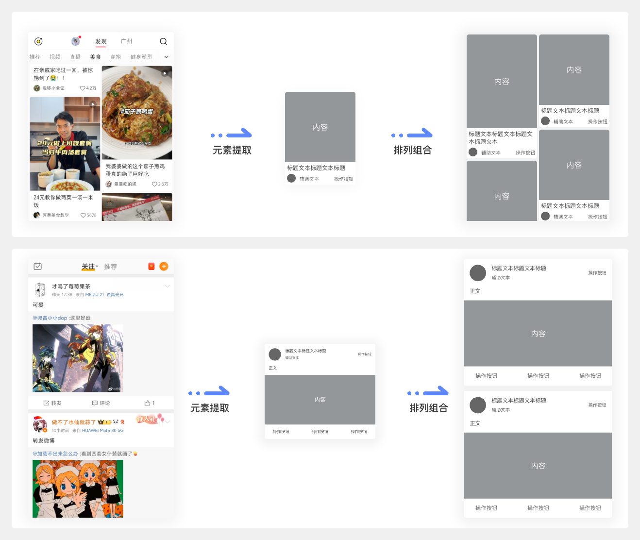 今天浅浅总结一下卡片式设计~（图ZMTQ5MjQ3MzI=） - 观点 - 站酷设计师叉烧鱼_原创素材 - 站酷ZCOOL