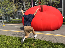 同学的一张照片，看起来挺喜感的~