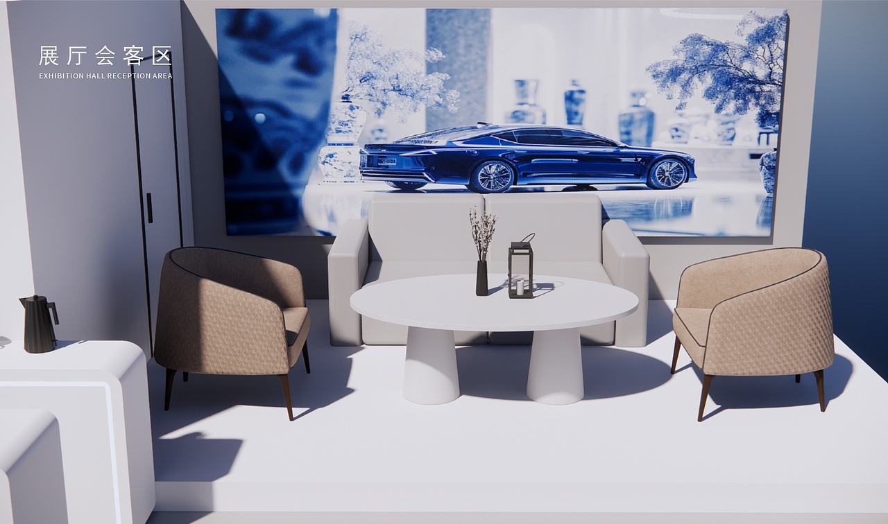 新能源汽车展位空间设计