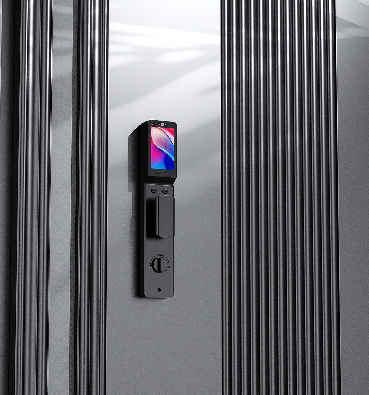 电商详情页丨双屏双摄智能锁丨 详情建模渲染x2（图ZMzc4MTY5ODM2） - 电商 - 站酷设计师设计主义原创素材 - 站酷ZCOOL