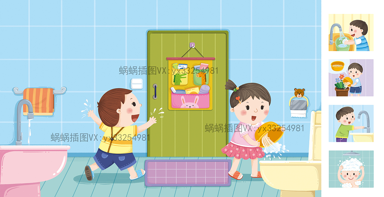贴纸游戏书1----《环保安全》（图ZMzc4MTcxNTYw） - 儿童插画 - 站酷设计师蜗蜗wowo原创素材 - 站酷ZCOOL