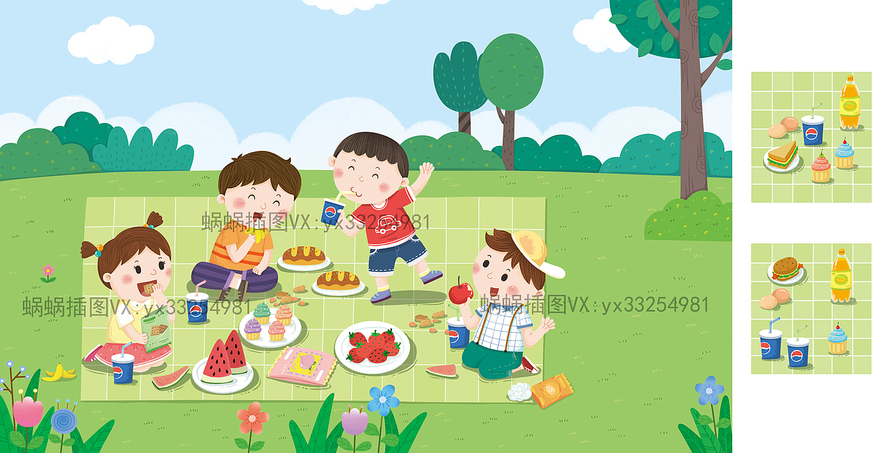 贴纸游戏书1----《环保安全》（图ZMzc4MTcxNTcy） - 儿童插画 - 站酷设计师蜗蜗wowo原创素材 - 站酷ZCOOL
