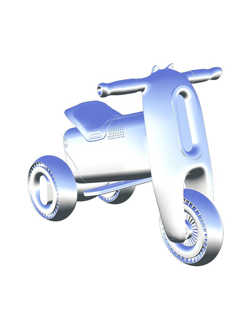 品创学员建模作品-泡泡机车