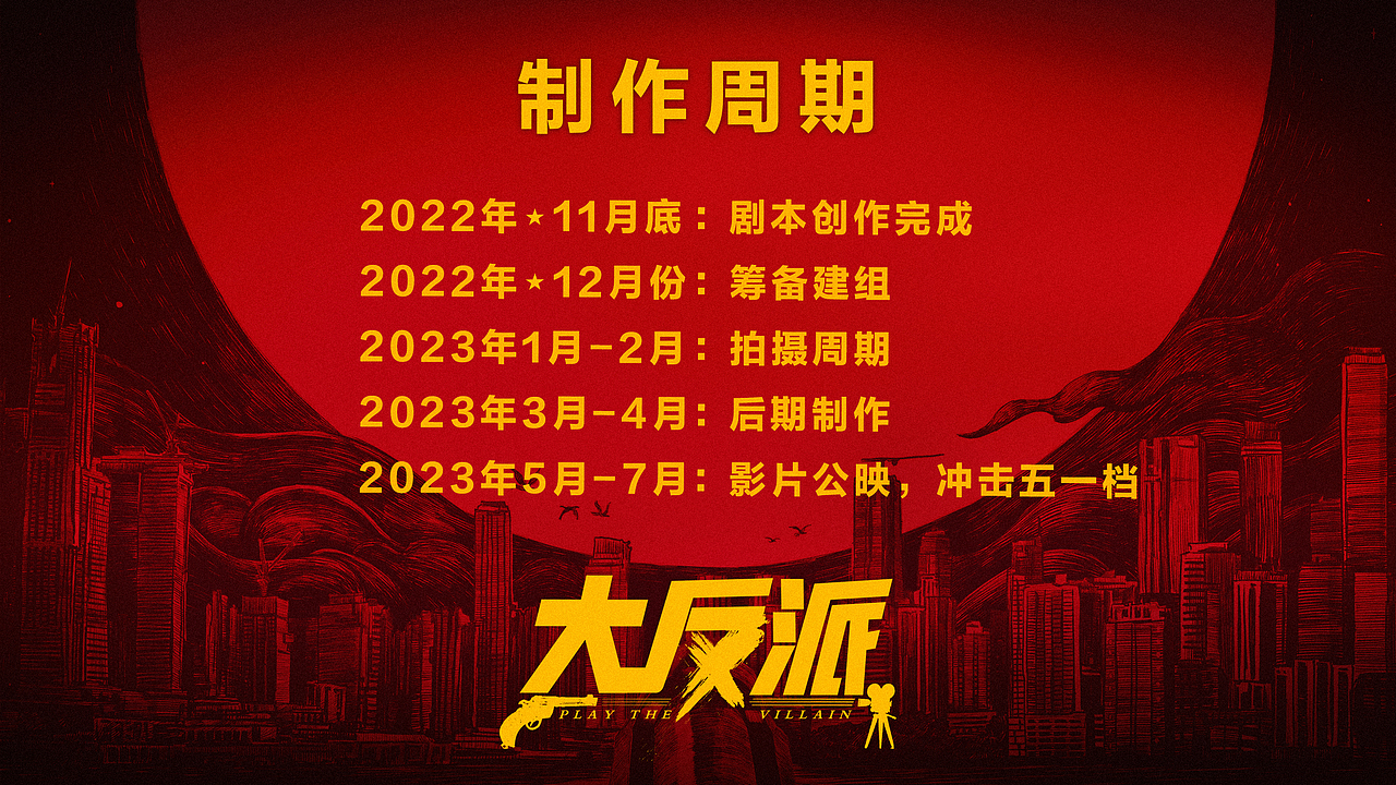 大反派前期策划视觉方案
