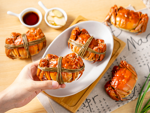 美食摄影/大闸蟹