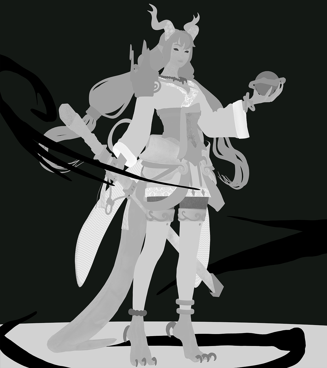 轻蔑之月-风格化角色