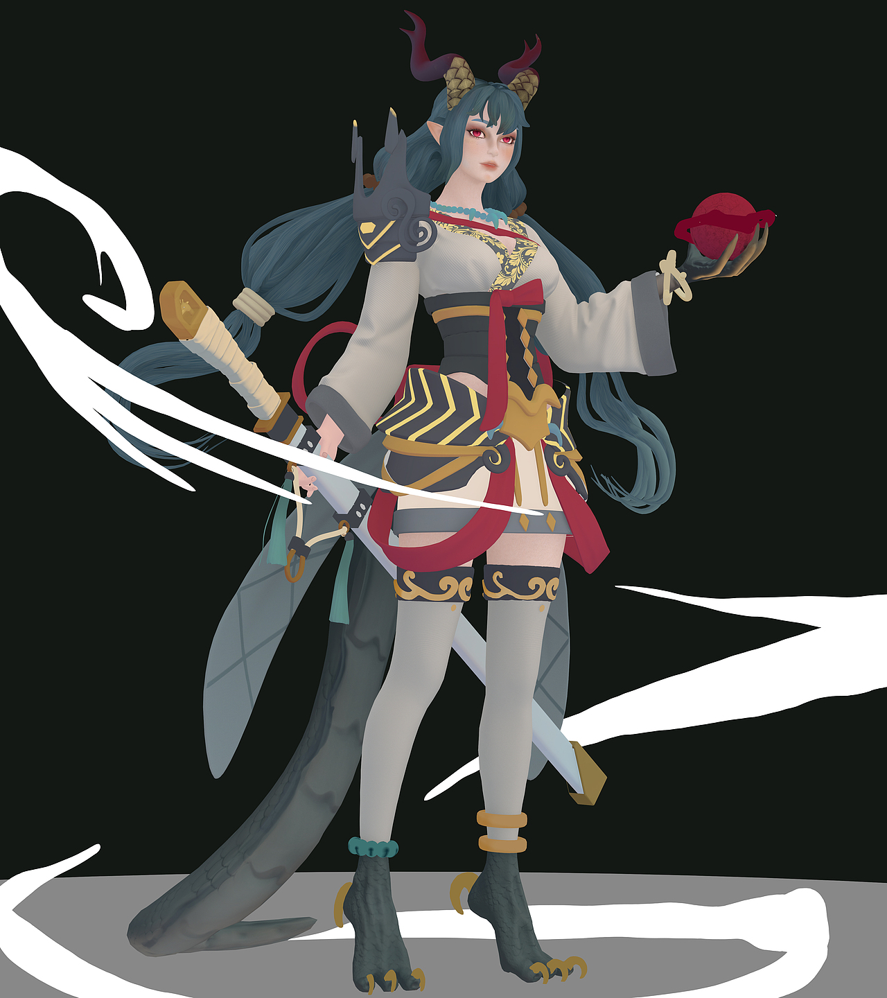 轻蔑之月-风格化角色