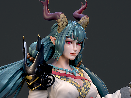 轻蔑之月-风格化角色