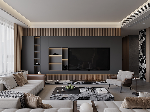 近期渲染｜现代意式