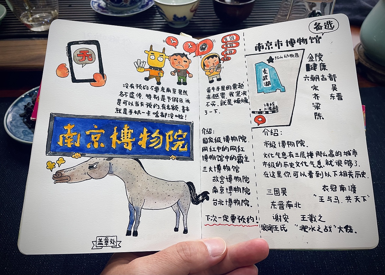 带着本子去旅行-南京旅行手帐（图ZMzc4MTg1Mzg4） - 创作习作 - 站酷设计师liangliangart原创素材 - 站酷ZCOOL