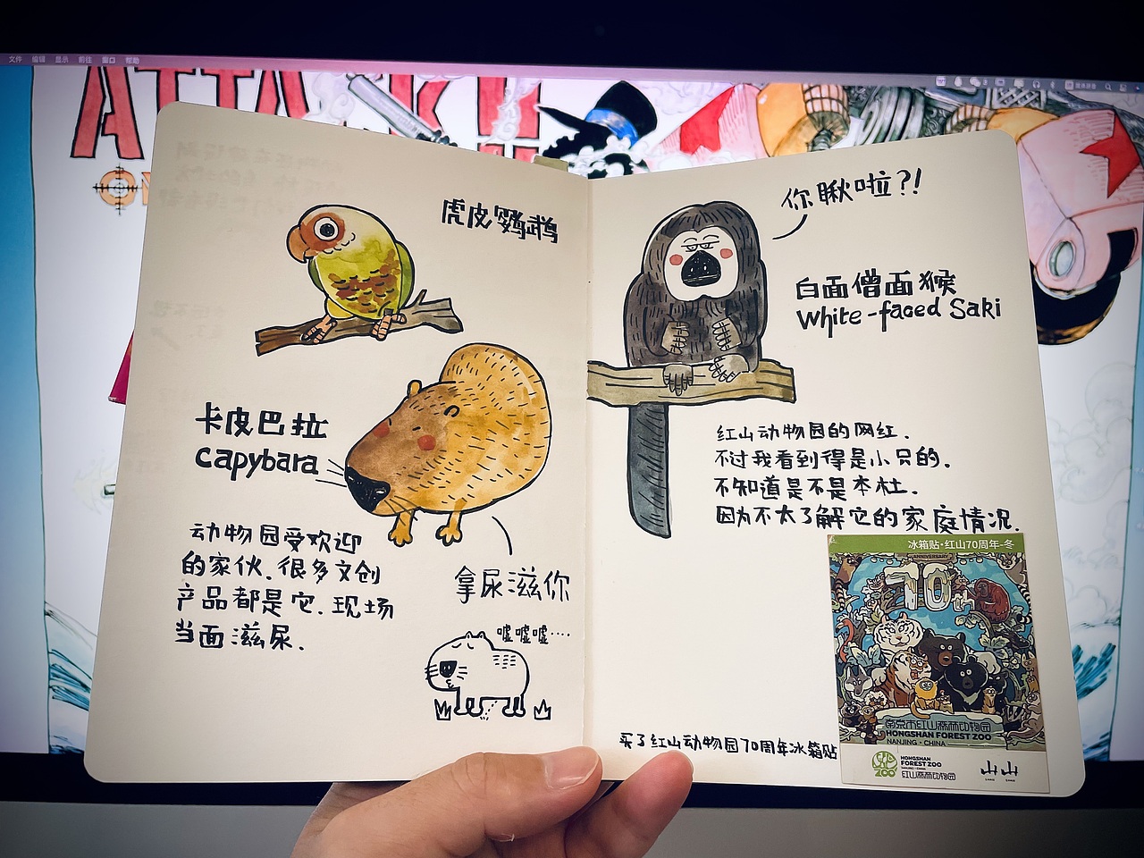 见到了网红“卡皮吧啦”和“杜杜”