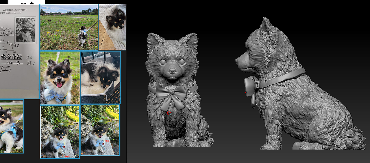 宠物模型雕刻