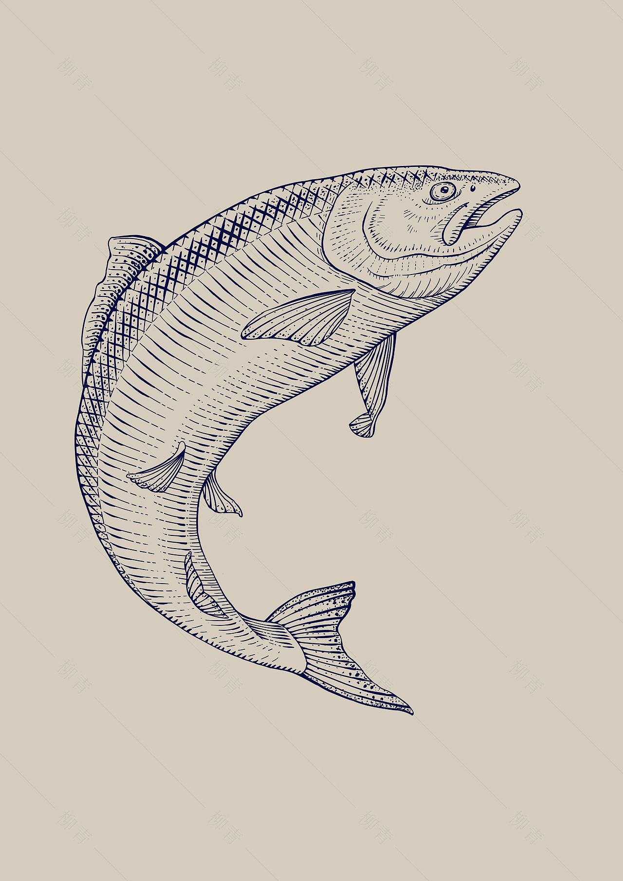 版画 海鲜小合集